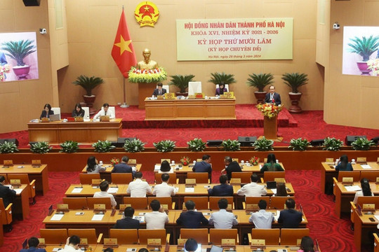 Sáng nay, khai mạc Kỳ họp chuyên đề HĐND Thành phố Hà Nội khoá XVI
