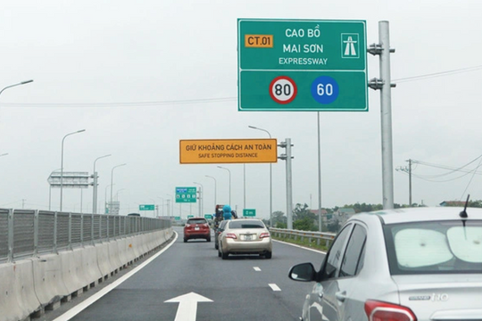 Mở rộng cao tốc Cao Bồ - Mai Sơn lên 6 làn xe