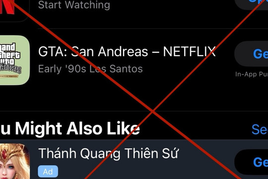 Netflix dừng phát hành game trái phép tại Việt Nam