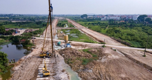 Cập nhật tiến độ thi công tuyến đường Vành đai 85.000 tỷ đồng tại Hà Nội