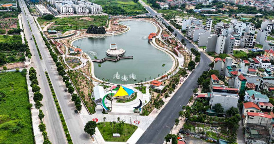 Sau hai công viên trăm tỷ, quận rộng nhất Hà Nội chính thức có thêm công trình giải trí gần 11.000m2