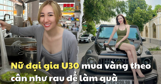 Nữ đại gia U30 ở Bạc Liêu mua vàng theo cân như rau để làm quà, sở hữu BST siêu xe bạc tỷ chỉ để đi chợ, cộng đồng mạng thi nhau ‘xin vía’