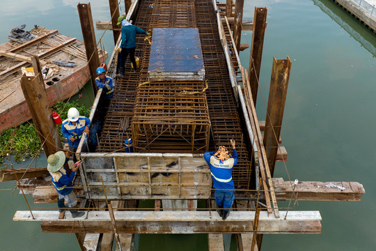 Cây cầu 1.500 tỷ ở Đồng Nai ra sao sau một năm rưỡi khởi công?