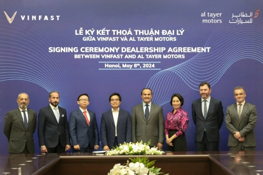 Đạt thỏa thuận hợp tác độc quyền với Al Tayer Motor, VinFast tiến vào thị trường UAE quy mô tỷ USD