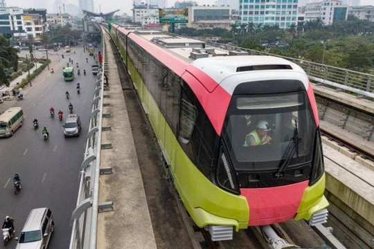 10 đoàn tàu thuộc tuyến metro Nhổn - Ga Hà Nội chuẩn bị được 'lăn bánh'