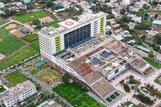 Bệnh viện gần 1.900 tỷ đồng ở cửa ngõ TP.HCM có sân đáp trực thăng