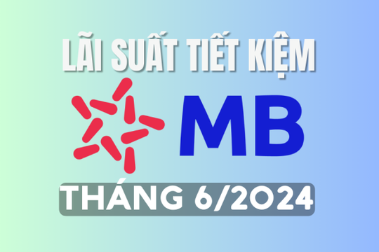 Lãi suất tiết kiệm MBBank mới nhất tháng 6/2024
