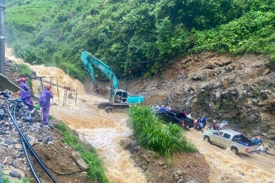Quảng Ninh và Hà Giang đã hứng chịu đợt mưa lớn đến trên 400mm