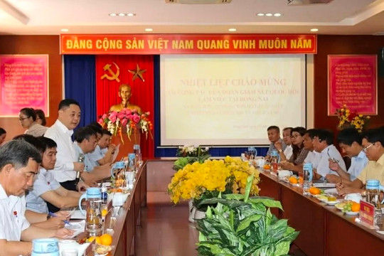 Đoàn giám sát của Quốc hội giám sát 13 chủ đầu tư (Novaland, DIC Corp, Nam Long, Kim Oanh...) trên địa bàn tỉnh Đồng Nai