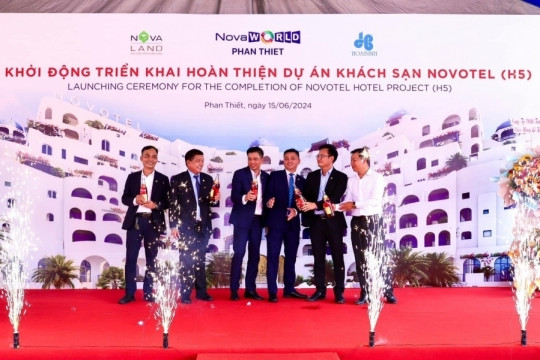 Novaland (NVL) và Hòa Bình (HBC) triển khai hoàn thiện khách sạn Novotel tại dự án NovaWorld Phan Thiet