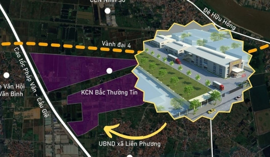 Huyện sắp lên quận tại Hà Nội sắp có KCN 112ha án ngữ ngay nút giao Vành đai 4