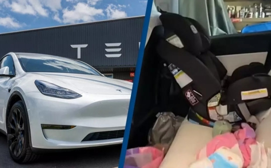 Xe Tesla đột ngột hết pin, trẻ 20 tháng tuổi bị mắc kẹt bên trong giữa thời tiết nắng nóng