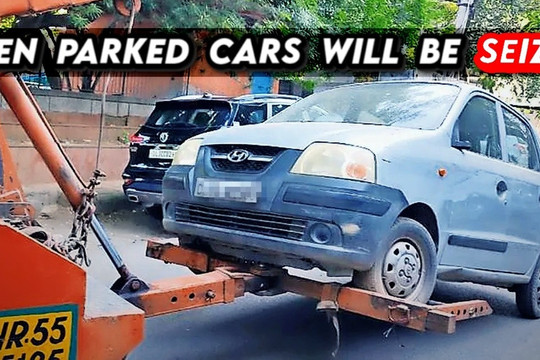 Ấn Độ tịch thu ô tô cũ từ 10-15 năm tuổi đậu ở nơi công cộng