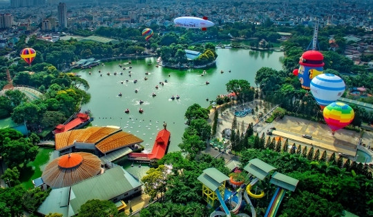 Sân bay quốc tế lớn bậc nhất Việt Nam sẽ có tuyến tàu điện 20.000 tỷ đồng nối tới công viên nước gần 40 năm tuổi?