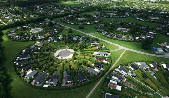 'Tròn mắt' ngắm khu đô thị 'ốc đảo' quy hoạch gần 300 nhà vườn xếp theo vòng tròn đồng tâm