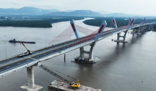 Cây cầu thứ 3 nối tỉnh Quảng Ninh tới thành phố lớn thứ 3 Việt Nam chuẩn bị thông xe