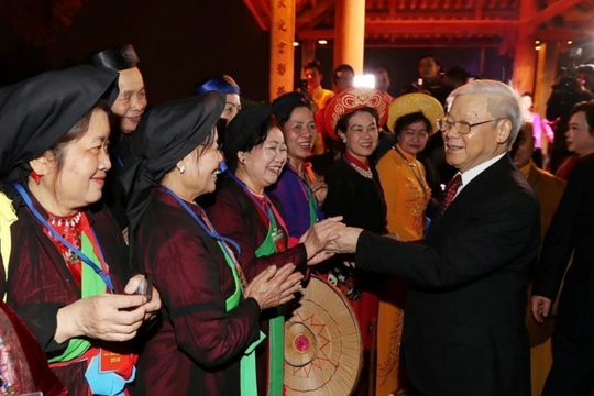 Tổng Bí thư Nguyễn Phú Trọng - nhà lãnh đạo xuất sắc trên mặt trận văn hóa