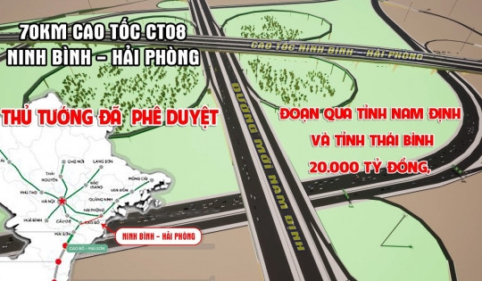 Đẩy nhanh tiến độ dự án đường bộ cao tốc CT.08 đoạn qua Nam Định, Thái Bình