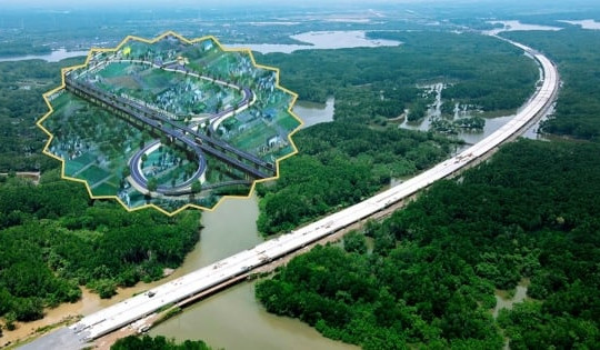 Mục sở thị 'dải lụa' hơn 30.000 tỷ đồng vắt qua rừng ngập mặn, được ví đẹp nhất phía Nam Việt Nam