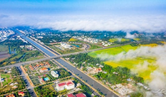 Kênh đào bằng máy đầu tiên từng lớn bậc nhất Việt Nam dài 45km, là tuyến 'thủy lộ' huyết mạch chở lúa gạo suốt trăm năm