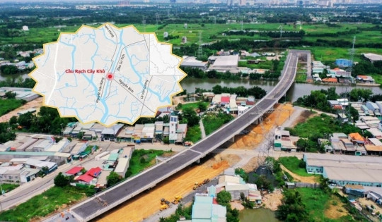 Cây cầu 500 tỷ sắp 'về đích' tại TP. HCM: 'Biến' 10km thành 500m với 11 nhịp cầu