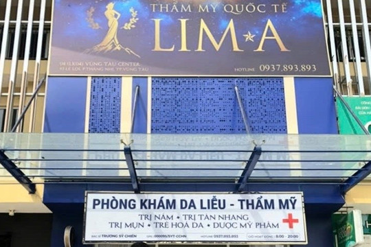 Thẩm mỹ LIM A núp bóng Phòng khám da liễu Trương Sỹ Chiến cung cấp dịch vụ chui