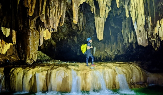 Phát hiện hang động 'kỳ quan dưới gầm núi' chỉ cách Hà Nội hơn 100km, đang được nghiên cứu để khai thác du lịch mạo hiểm