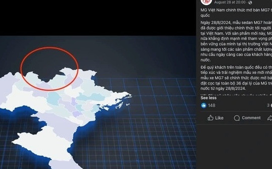 Hãng xe MG xin lỗi vì hiển thị bản đồ Việt Nam thiếu tỉnh Hà Giang