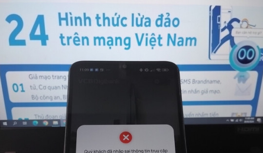 Ngân hàng khuyến cáo: Nghi ngờ ‘lộ’ thông tin ngân hàng, ngay lập tức nhập sai mật khẩu 5 lần để giữ tiền