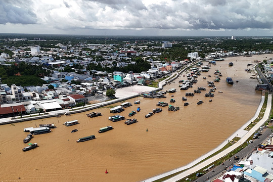 Dự án gần 9.200 tỷ đồng 'cứu' thành phố sụt lún nhanh nhất đồng bằng sông Cửu Long