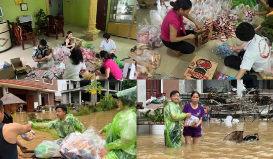 Ấm áp tình người giữa những ngày bão gió: Nhiều mạnh thường quân, đội hỗ trợ xuyên đêm vượt mưa lớn ứng cứu Thái Nguyên