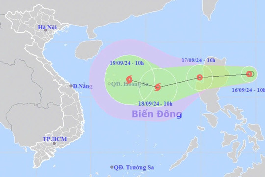 Áp thấp nhiệt đới sẽ đi vào biển Đông trong 24h tới, có đường đi gần giống bão Yagi