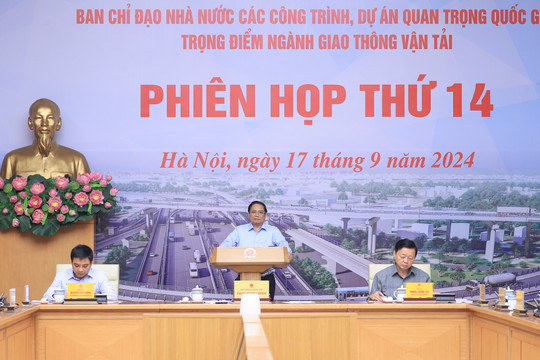 Thủ tướng chủ trì phiên họp về 40 dự án GTVT trọng điểm, quan trọng quốc gia