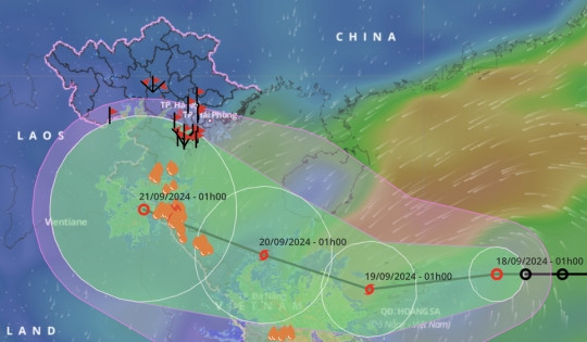 Bão số 4 hướng vào khu vực Quảng Bình - Đà Nẵng, di chuyển phức tạp, miền Trung mưa to đến rất to