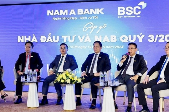 Nam A Bank (NAB) gặp gỡ nhà đầu tư, sẵn sàng bứt phá nửa cuối năm 2024