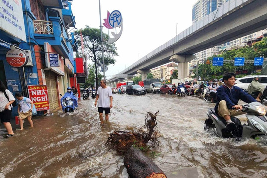 Các khu đô thị mới phải tách riêng hệ thống thoát nước mưa và nước thải