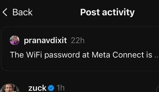 Mật khẩu Wi-Fi của Meta tiết lộ điều gì?