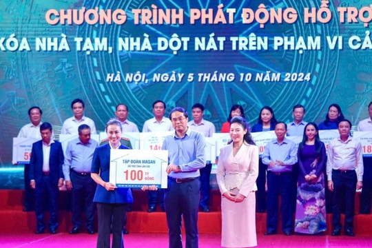 Masan (MSN) trao 100 tỷ đồng ủng hộ đồng bào tỉnh Lào Cai