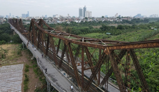 Chính thức trình dự án nghiên cứu sửa chữa cầu thép lâu đời nhất Việt Nam, từng bị bom đạn ném trúng 14 lần