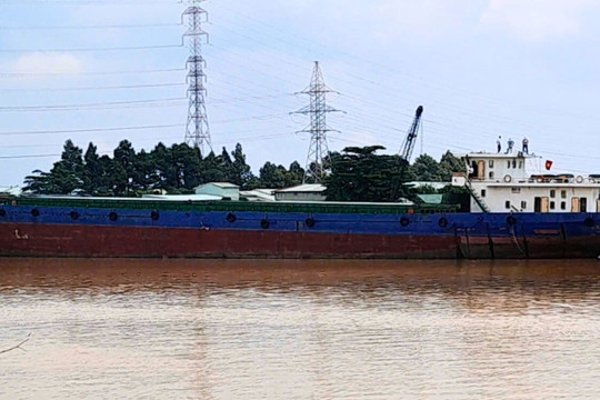 Hơn 38.000 hộ dân Đồng Nai bị mất điện do tàu hàng gây sự cố trên sông