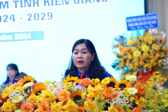 Chị Thị Phương Hồng tái đắc cử Chủ tịch Hội LHTN tỉnh Kiên Giang nhiệm kỳ 2024 – 2029