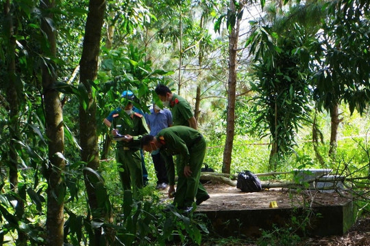 Công an thông tin về vụ phát hiện nhiều phần thi thể trong nghĩa trang