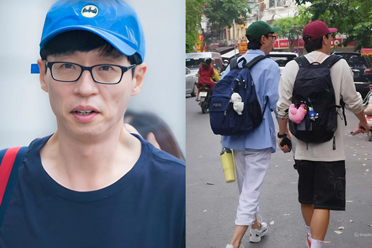 'MC quốc dân' Yoo Jae Suk và dàn sao Hàn ăn phở, dạo phố Hà Nội