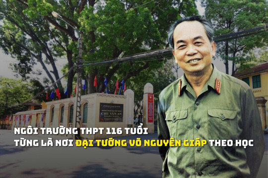 Ngôi trường trọng điểm quốc gia 116 tuổi từng là nơi Đại tướng Võ Nguyên Giáp theo học: Nơi duy nhất ở Hà Nội có lớp chuyên Toán trước năm 1986, nhiều lần vinh dự đón Huân chương Lao động