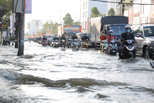 Triều cường ở Cần Thơ có thể vượt mốc kỷ lục trong những ngày tới