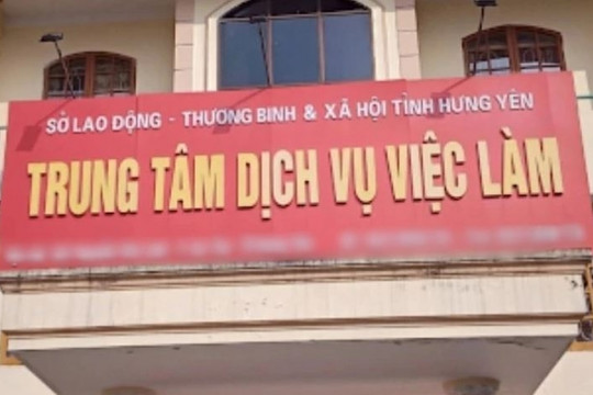 Khởi tố Giám đốc Trung tâm Dịch vụ việc làm tại Hưng Yên