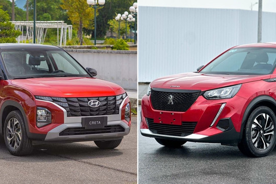 Mua xe cũ lăn bánh 3 năm giá 600 triệu, chọn Peugeot 2008 hay Hyundai Creta?