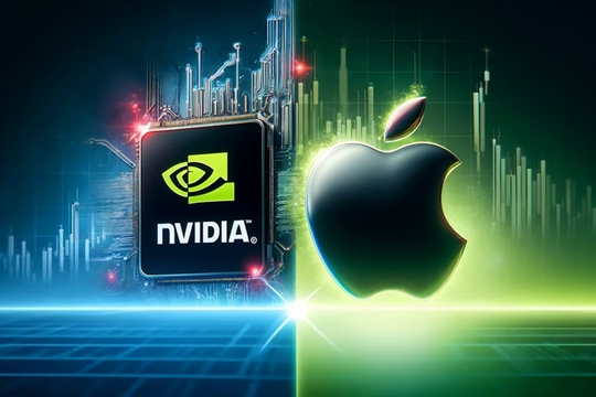 Nvidia 'soán ngôi' Apple trở thành công ty có giá trị nhất thế giới