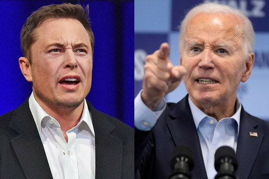 Elon Musk đáp trả Tổng thống Joe Biden vụ mỉa mai làm chui tại Mỹ