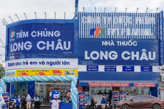 FPT Retail (FRT) đạt hơn 28.600 tỷ đồng doanh thu, chuỗi nhà thuốc Long Châu đóng góp 62%